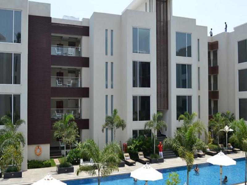 Hard Rock Hotel Goa Calangute Esterno foto Residential complex in the city