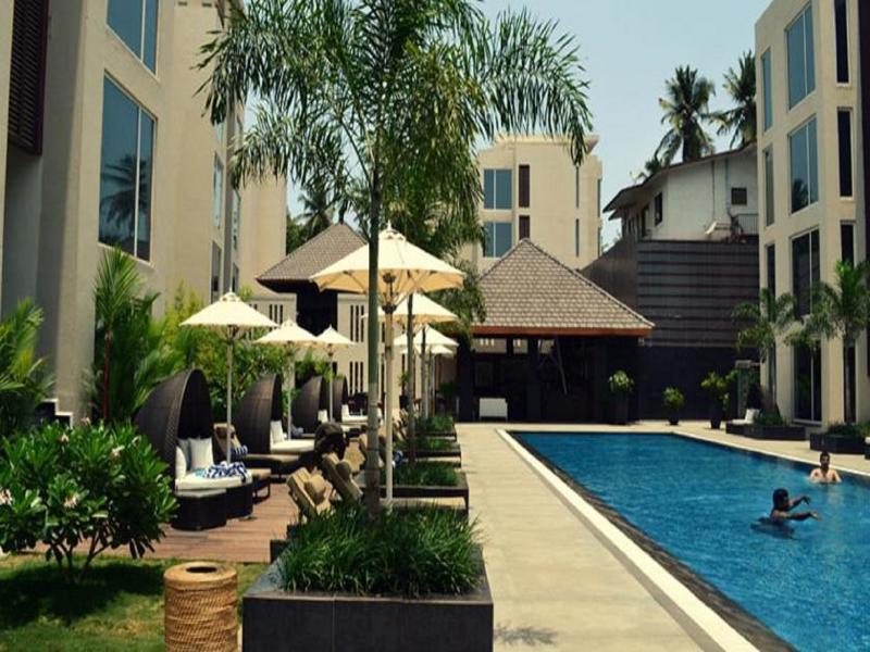 Hard Rock Hotel Goa Calangute Esterno foto The pool at the hotel